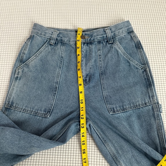 Simple Society Sz 5/27 Washed Blue Skaters, Baggy, Carpenters, Cargo Jeans - Picture 5 of 8